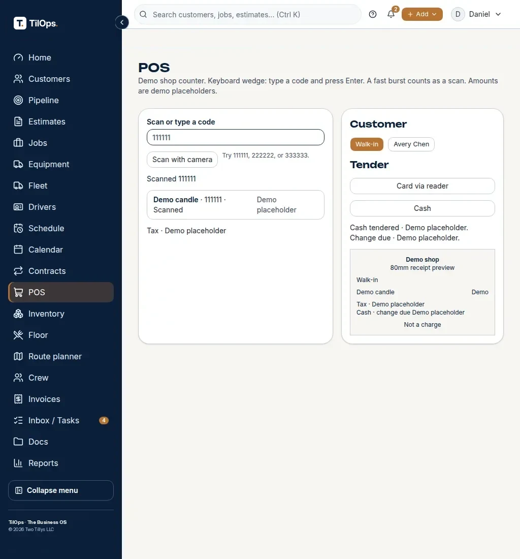 Retail — Check out